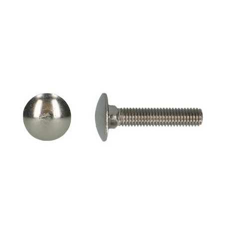 PGB boulon a bois DIN 603/555 M 6X 40 inox A SA0603060040 SA0603060040