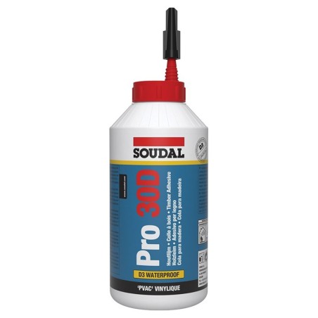 Soudal PRO 30D colle à bois résistante à l'eau 750g