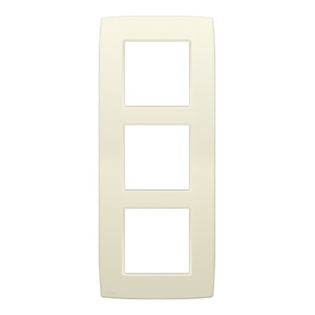 Niko plaque de recouvrement verticale tripe (3) - crème 203x83mm