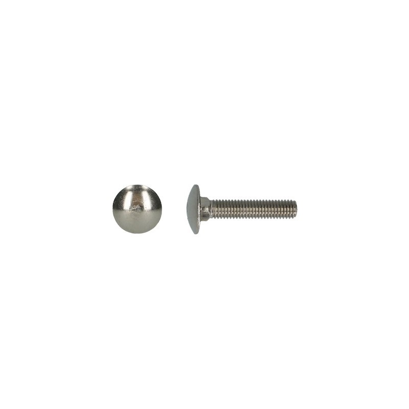 PGB boulon a bois DIN 603/555 M 8X 80 inox A SA1603080080 SA1603080080