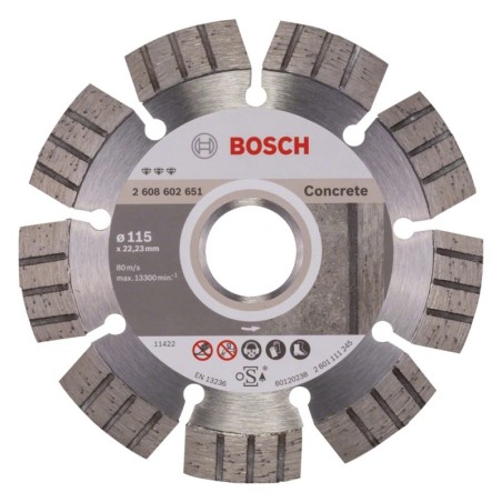 Bosch disque à tronçonner diamanté Best For Concrete Ø115mm