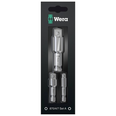 Wera set de 3 tiges d'outils 870/4/7 A SB