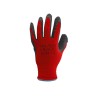 Gants de jardinage en nylon rouge XL