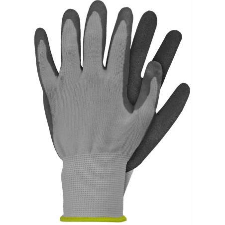 Gants de jardinage en latex gris XL