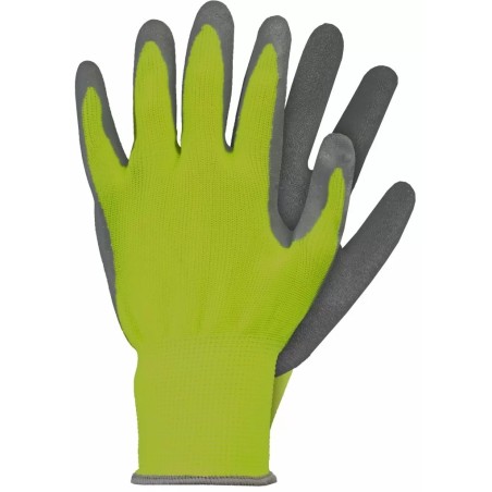 Gants de jardinage en latex vert L