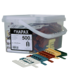 PGB HAPAX assortiment cales bardage 40x55mm /200pcs