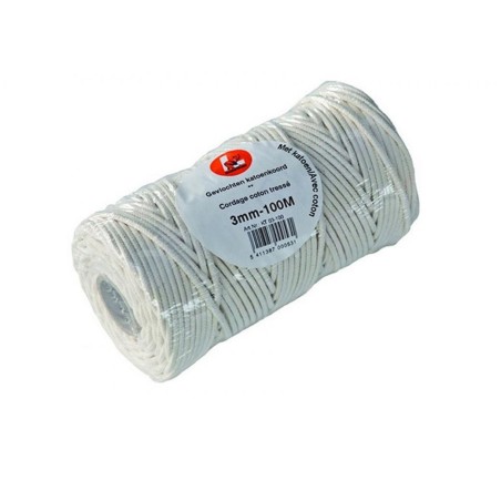 Ledent corde de coton tressé Ø3mm x 100m