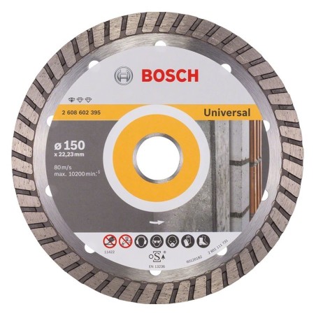 Bosch disque à tronçonner diamanté Standard For Universal Turbo Ø150mm