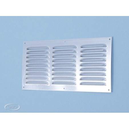 Gavo 1-3025A grille en aluminium satiné 300x250mm