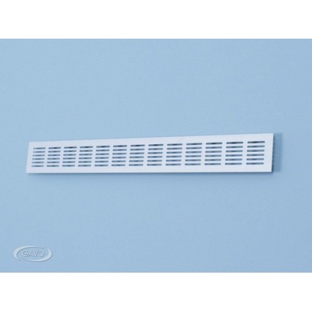 Gavo G61-4006W grille en aluminium blanc 400x60mm