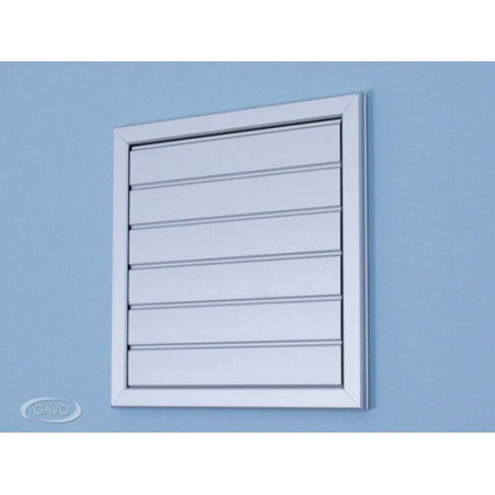 Gavo 12-2626AA grille à lamelles en aluminium anodisé 255x255mm