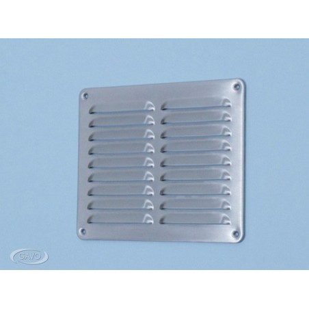 Gavo 1-1616I grille estampée en acier inoxydable 155x155mm