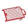 Color Expert grille d'essorage en plastique rouge 22x25cm