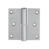 Paumelle en aluminium argenté pour porte gauche 80x80mm /3pcs