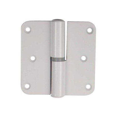 Paumelle en aluminium blanc pour porte gauche 80x80mm /3pcs