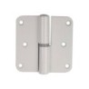 Paumelle en aluminium blanc pour porte gauche 80x80mm /3pcs