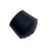 Embout couvrant en caoutchouc noir Ø12mm /4pcs