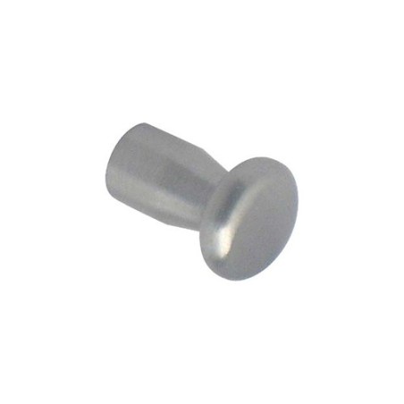 Bouton de meuble en nickelé oxydé Ø20mm