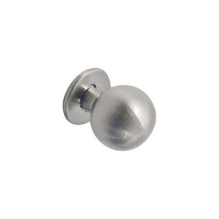 Bouton de meuble en nickelé oxydé Ø20mm