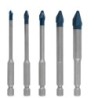 Bosch set de 5 Forets EXPERT HEX-9 HardCeramic