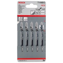 Bosch set de 5 lames de...