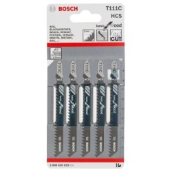 Bosch set de 5 lames de...