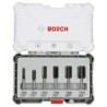 Bosch coffret de 6 fraises droites avec queue 8mm