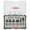 Bosch coffret 6 fraises à araser et de bordage