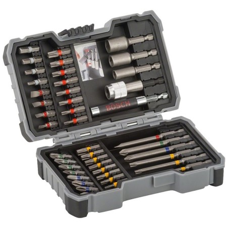 Bosch coffret 43 embouts de vissage Extra Hard et jeu de douilles