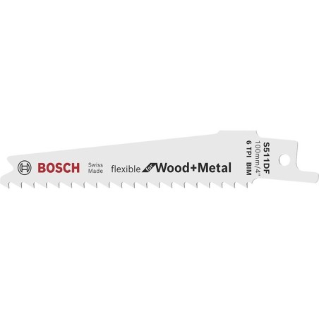 Bosch set de 5 lames de scie S511DF Flexible For Wood And Metal