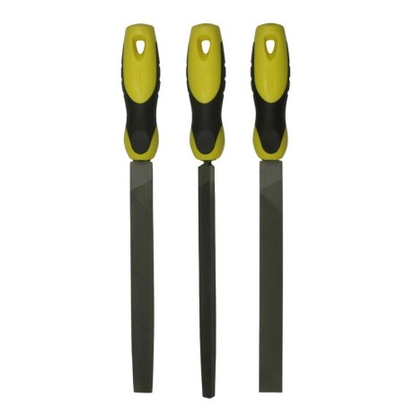 Stanley set de 3 limes demi-douces 200mm