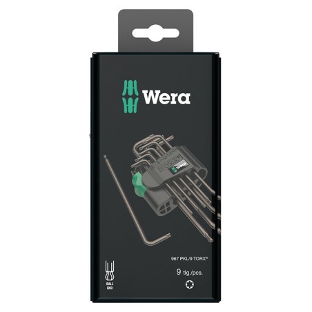 Wera jeu de clés mâles Torx 967 TX 1 SB