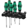 Wera set de 6 tournevis à fente et Philips 334/6