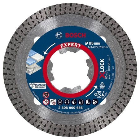 Bosch disque à tronçonner diamanté EXPERT Hard Ceramic Ø85mm