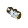 Raccord dalimentation droit chromé Ø10mm x 1/2" M