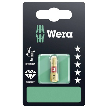 Wera embout de vissage diamant Philips 851/1 BDC C SB PH3 x 25mm