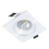 Eglo spot encastrable LED Salabate blanc 88x88mm 6W 2700K