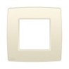 Niko plaque de recouvrement simple - crème 83x83mm