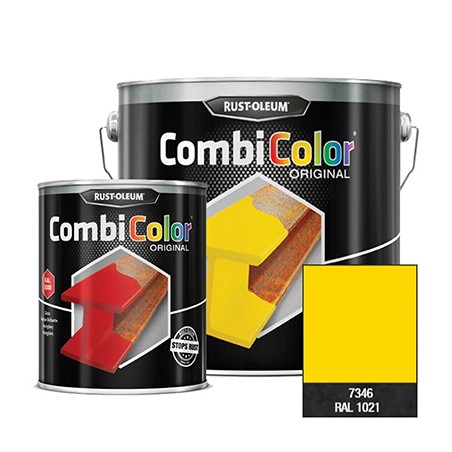 Rust-Oleum CombiColor laque pour métal jaune colza brillant 2,5L