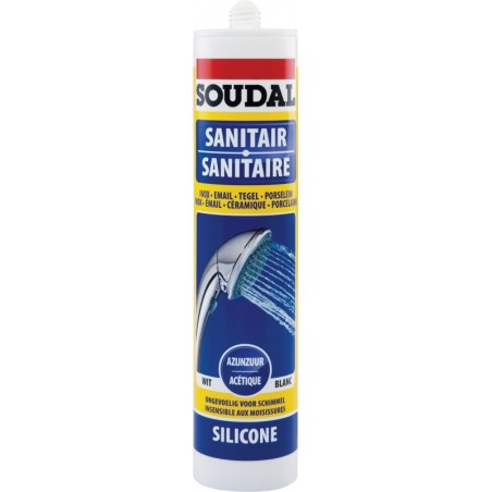 Soudal silicone sanitaire blanc 290ML