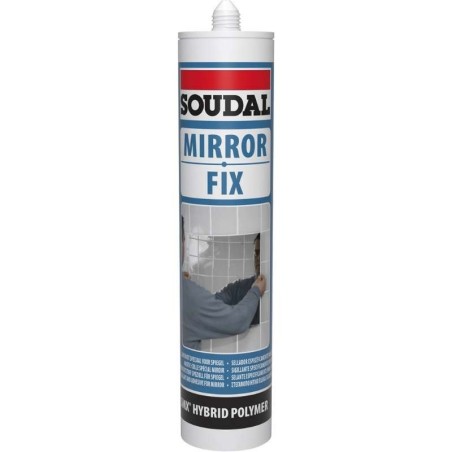 Soudal Mirror fix colle miroir blanc 290ML