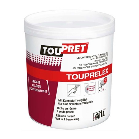 Toupret Touprelex enduit de rebouchage allégé 1L