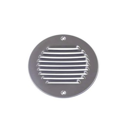 Gavo 1-R150W grille ronde en aluminium blanc Ø150mm