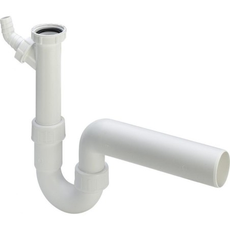 Viega siphon simple évier blanc Ø1 1/5"x40mm