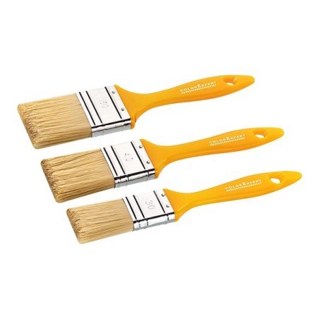 Color Expert set de 3 pinceaux plat pour laque 30/40/50mm