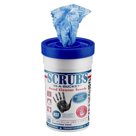 Scrubs 30 lingettes nettoyantes