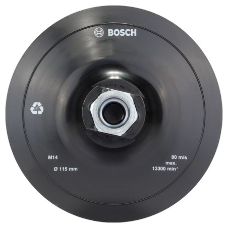 Bosch plateau à revêtement auto-agrippant Ø115mm