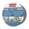 Soudal Butyband bande d'étanchéité en gris aluminium 7,5cm x 10m