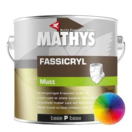 Mathys Fassicryl Matt peinture pour bois blanc 1L