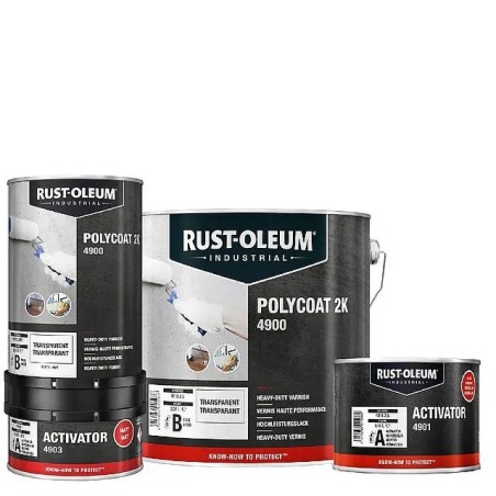 Rust-Oleum 4900 Polycoat 2K (A+B) vernis brillant 1L